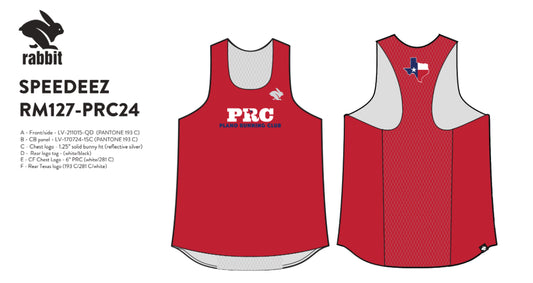 PRC Men’s Rabbit Red/White/Blue Singlet